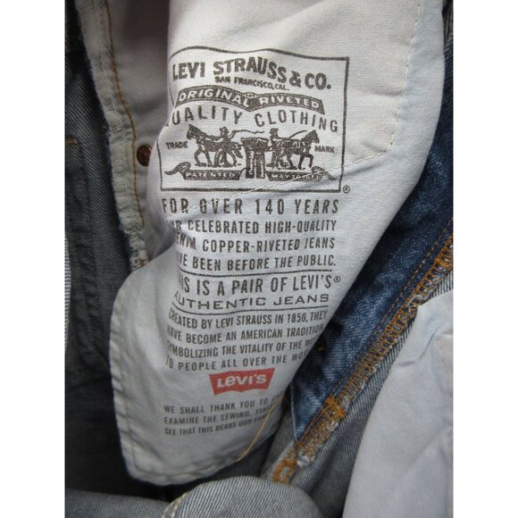 VINTAGE Levis 550 Jeans 36X31 Relaxed Fit 90s Red Tab Denim Pants USA - Picture 10 of 11